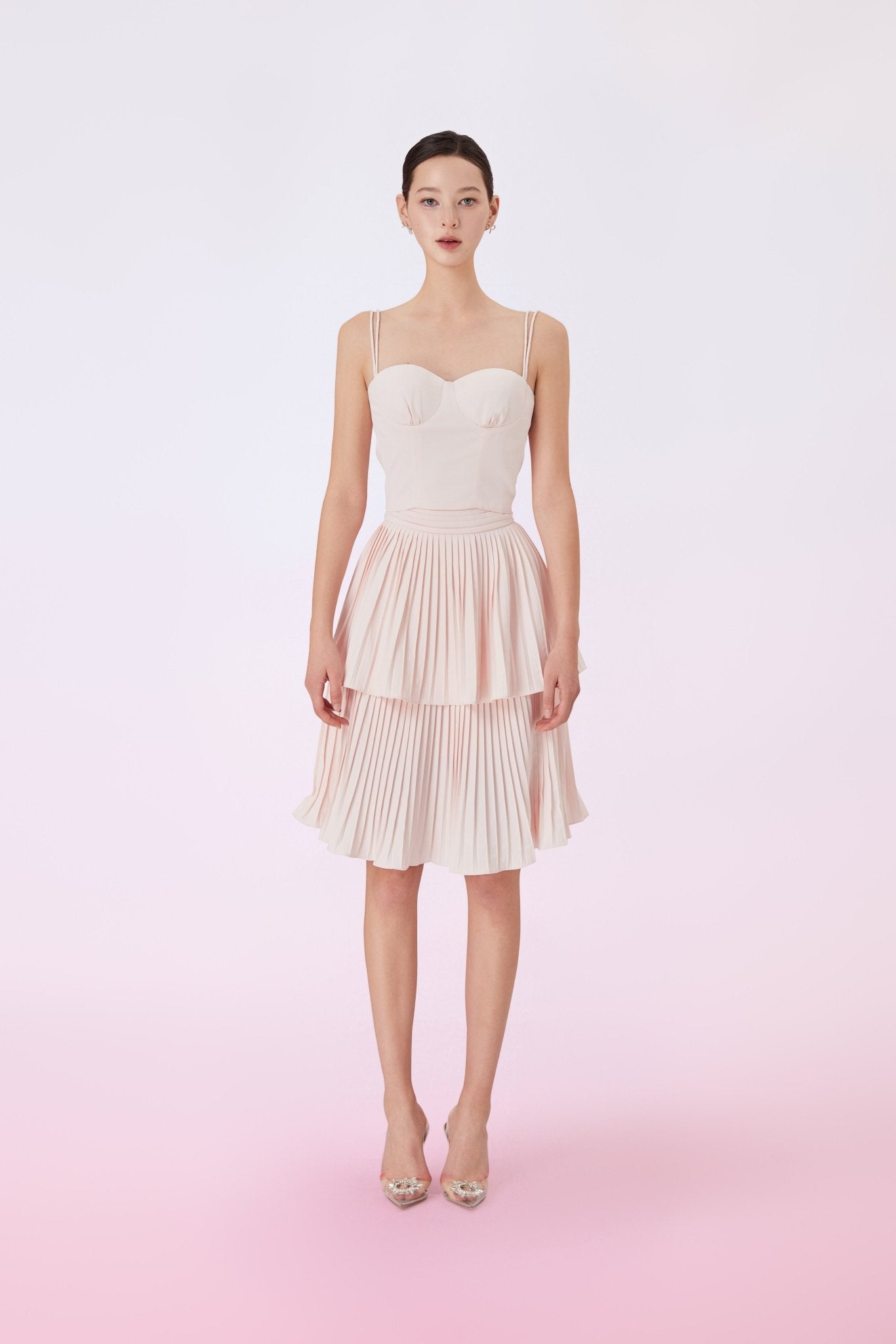 Freada Pink 2 Tier Skirts - Nimisski