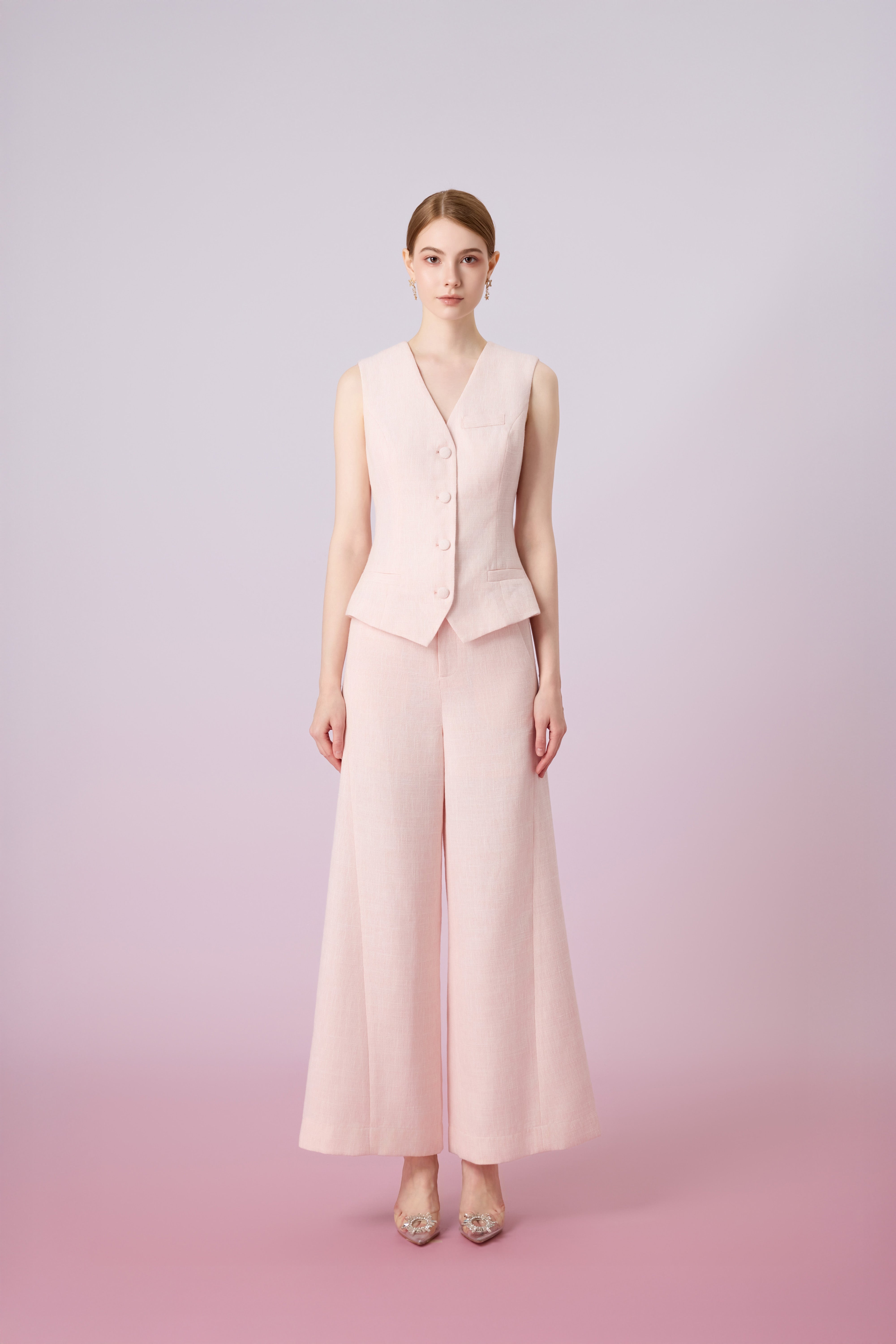 Jessamine Brush Pink Wide Pants
