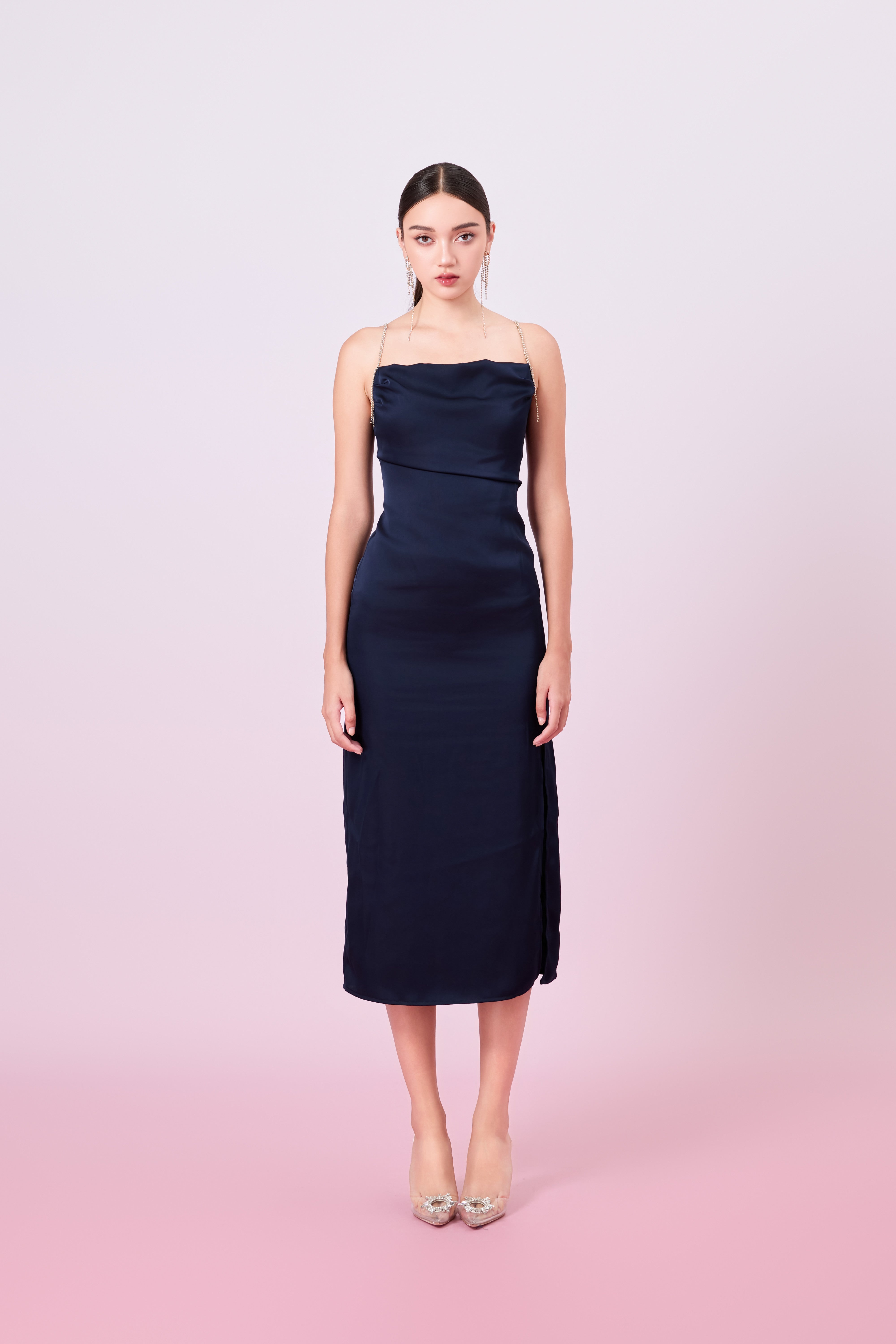 Gennisheyo Navy Bodycon Dress