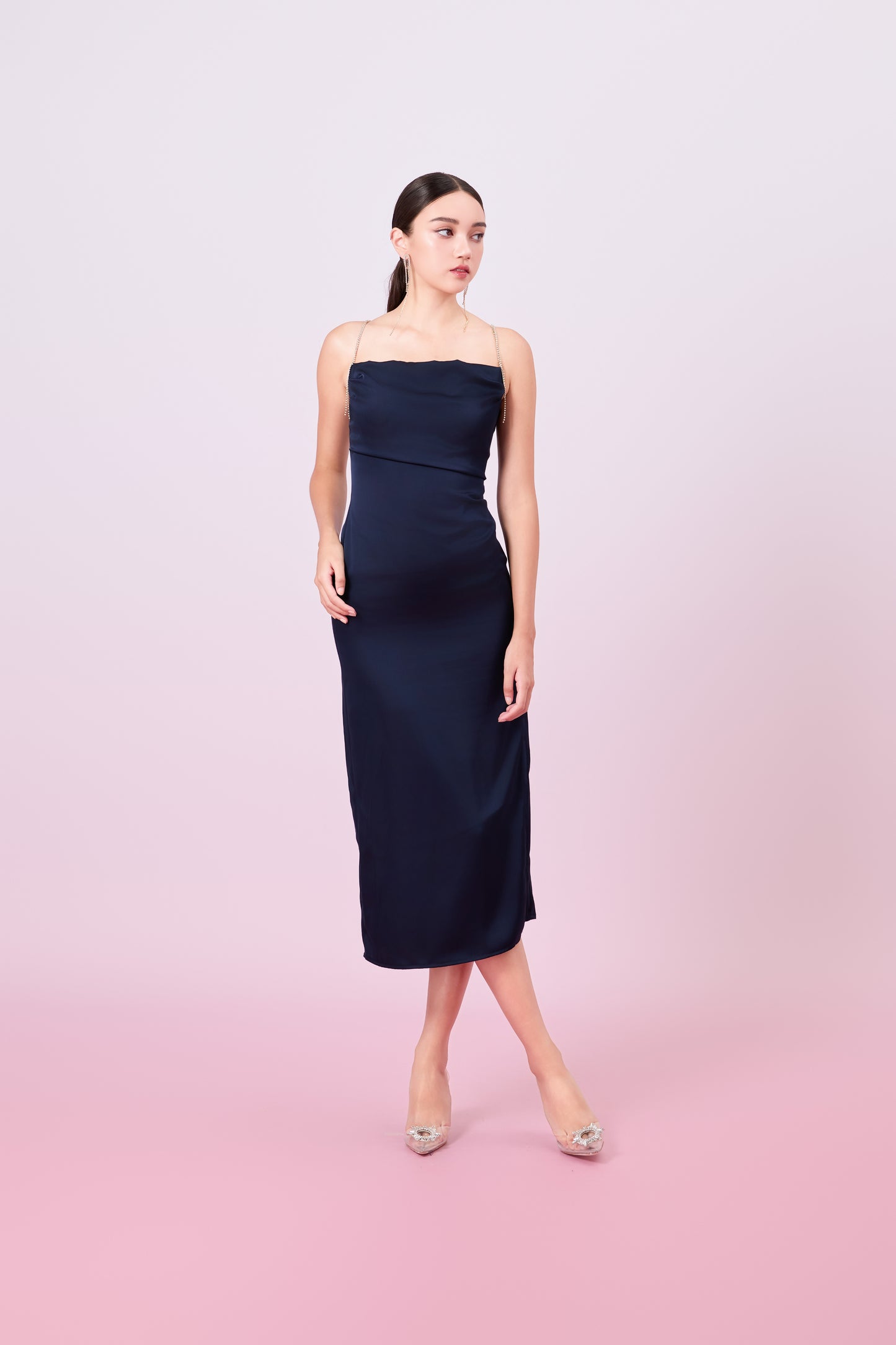 Gennisheyo Navy Bodycon Dress