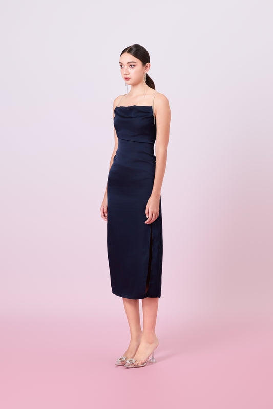 Gennisheyo Navy Bodycon Dress