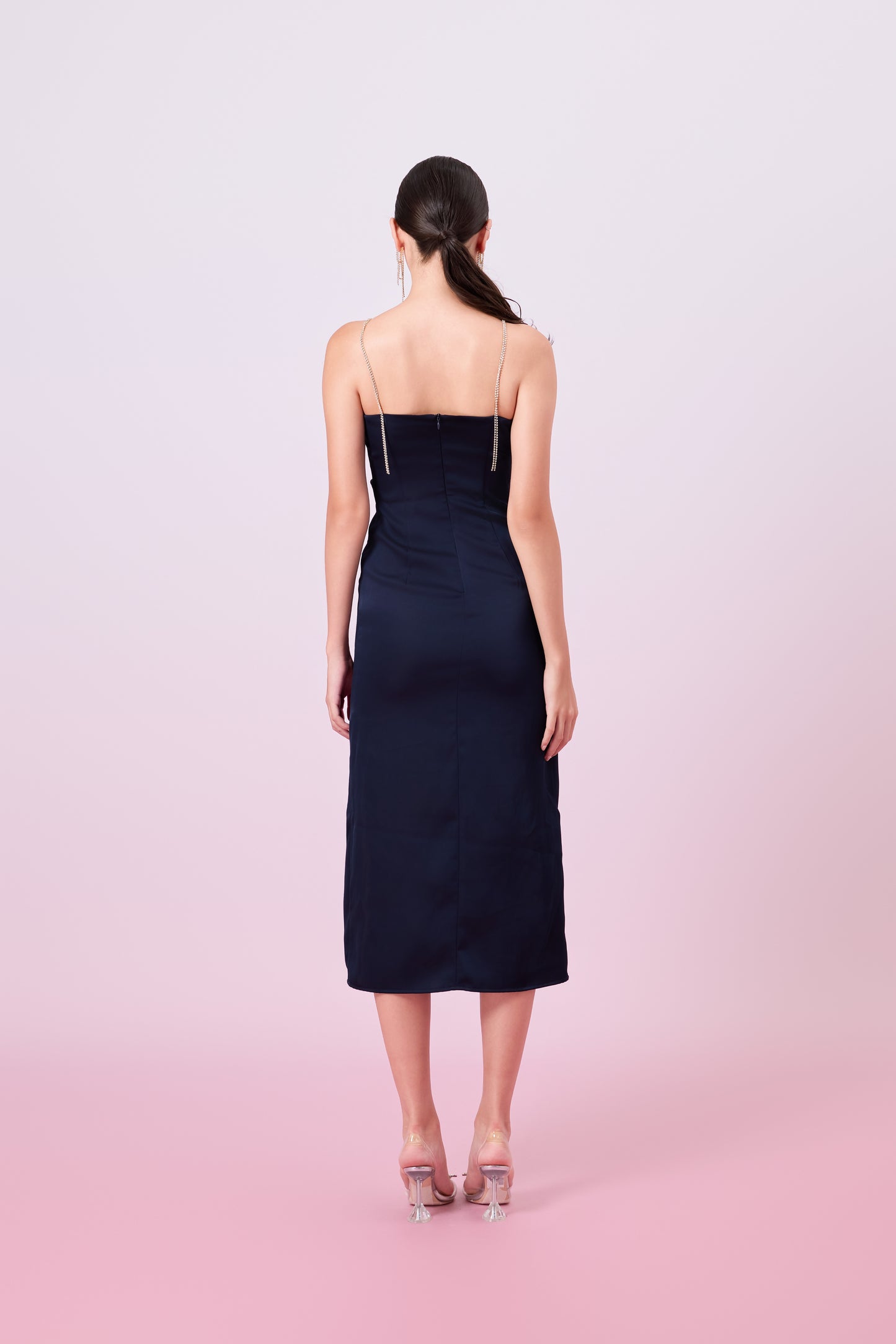 Gennisheyo Navy Bodycon Dress