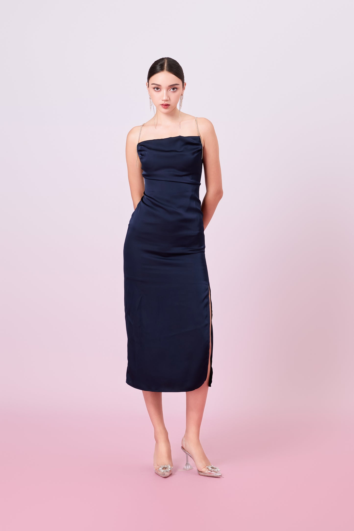 Gennisheyo Navy Bodycon Dress