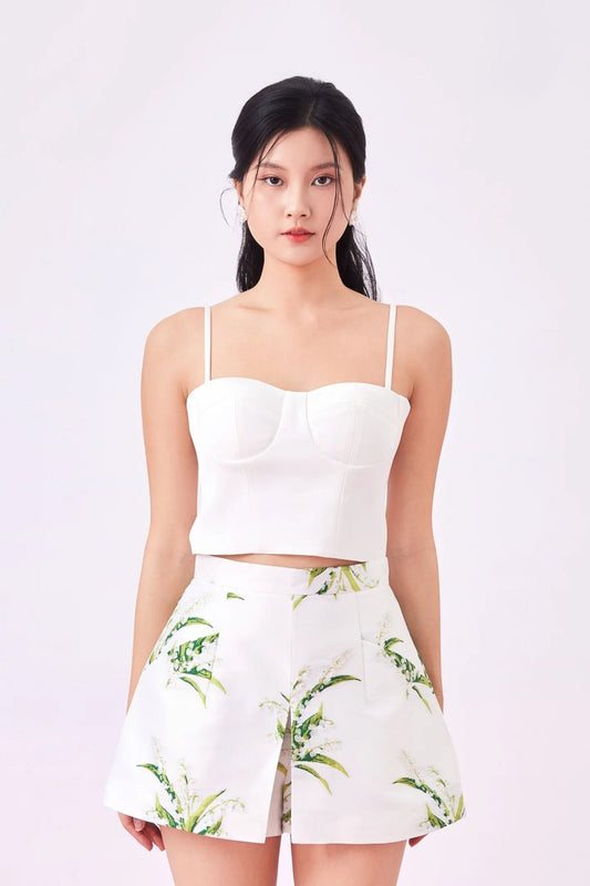 Jennifer White Bustier Top - Nimisski