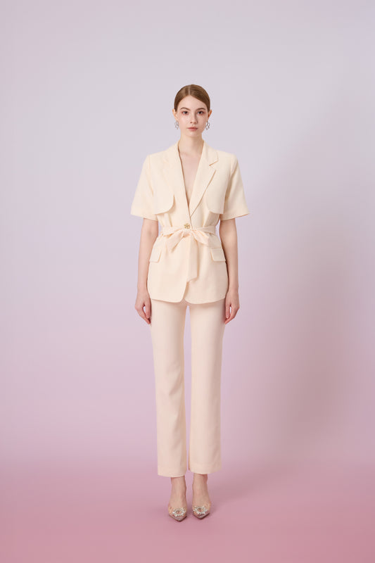 Gavrila Cream Oversize Blazer