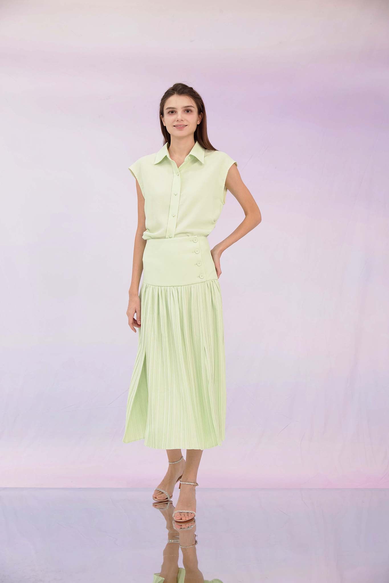 Georganne Green Skirt