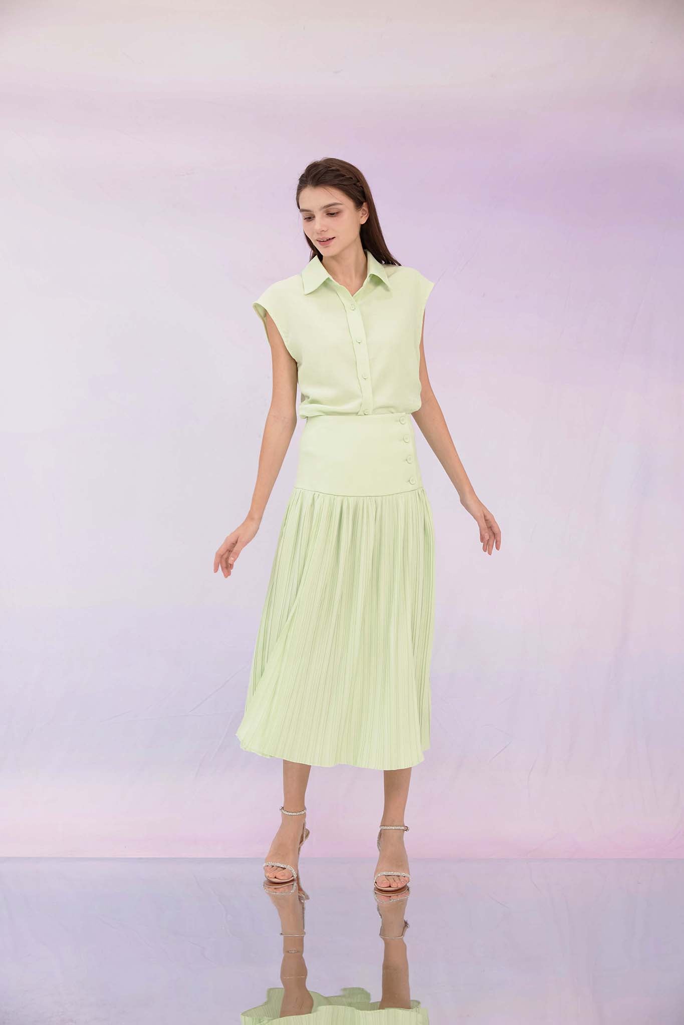 Georganne Green Skirt