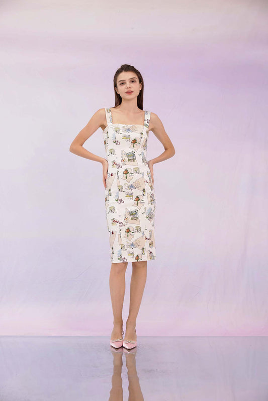 Gelila Pink Mid Dress
