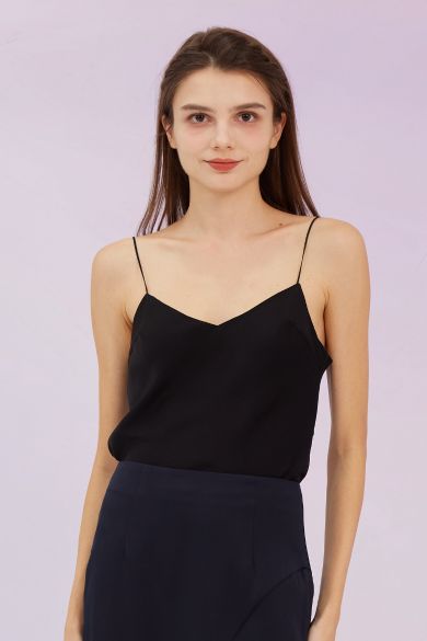 Giustina Black Spag Top