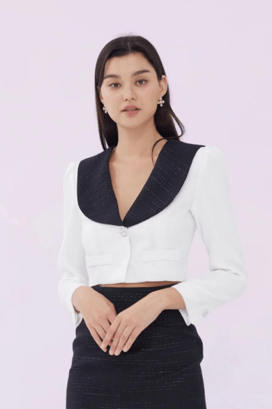 Giavanna White Jacket - Nimisski