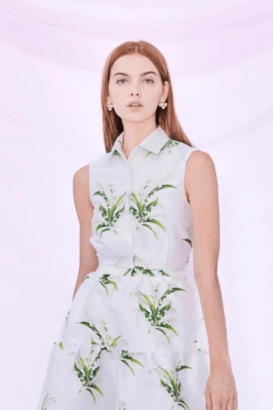 Elisabethe Wild Flowers Sleeveless Top - Nimisski