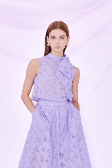 Fiona Purple Floral Top - Nimisski