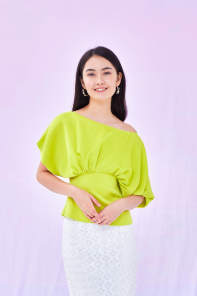 Gaile Lime Top