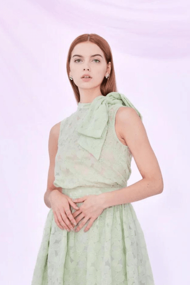 Fiona Green Floral Top - Nimisski