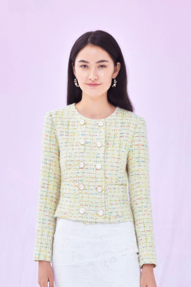 Gweneth Multicolour Tweed Jacket - Nimisski