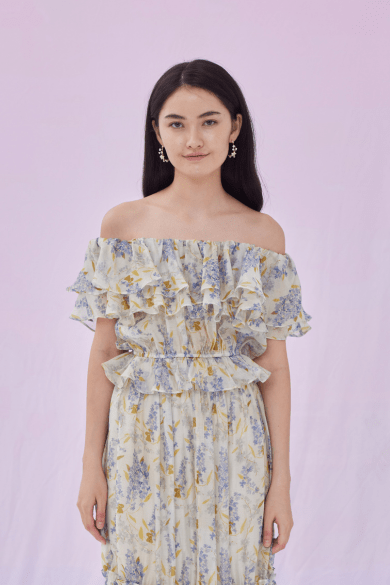 Gertha Blue Wisteria Top - Nimisski