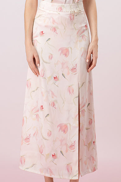 Galila Floral Print Long Skirt