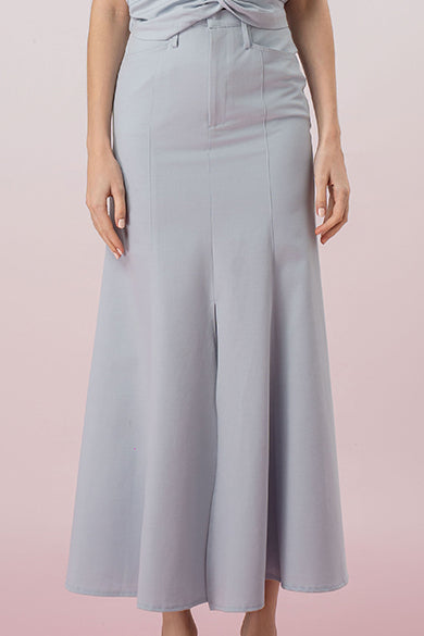 Gaela Light Blue A-Line Skirt