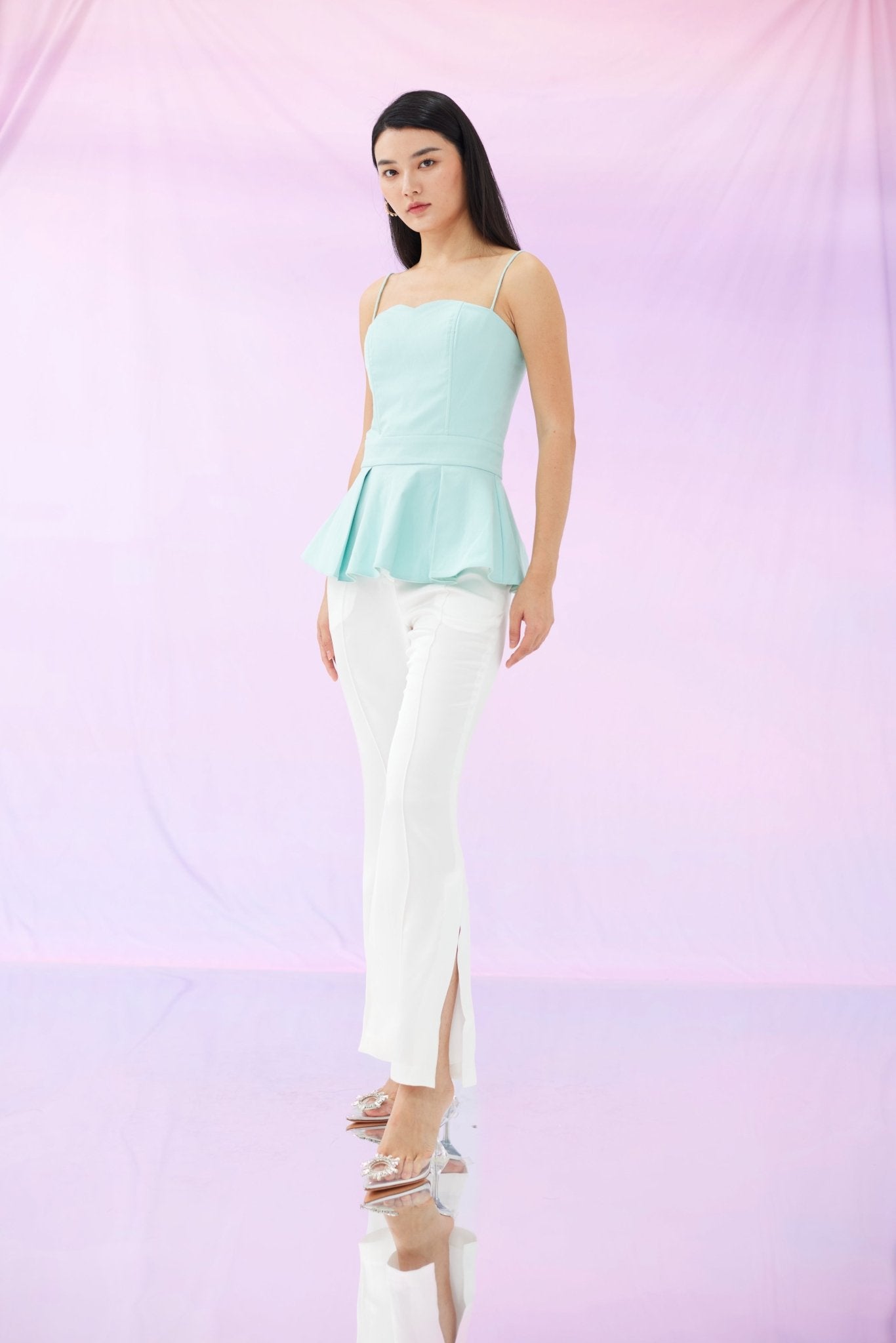 Goldia Winshell Goldia Turquoise Blue Top – Nimisski
