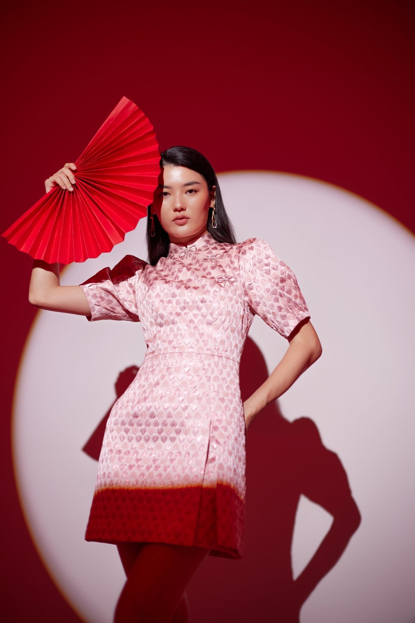 Hailee Cheongsam Pink Love - Nimisski
