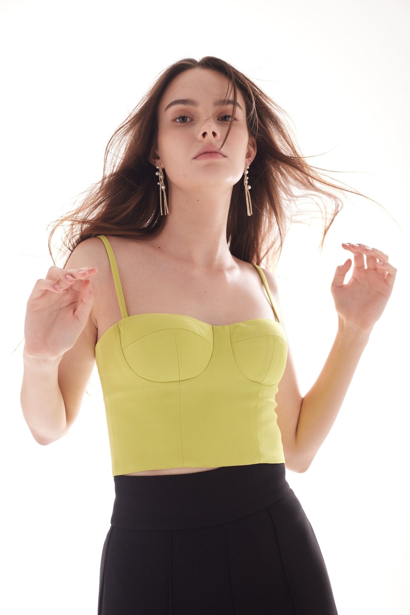 Jennifer Green Bustier Top - Nimisski