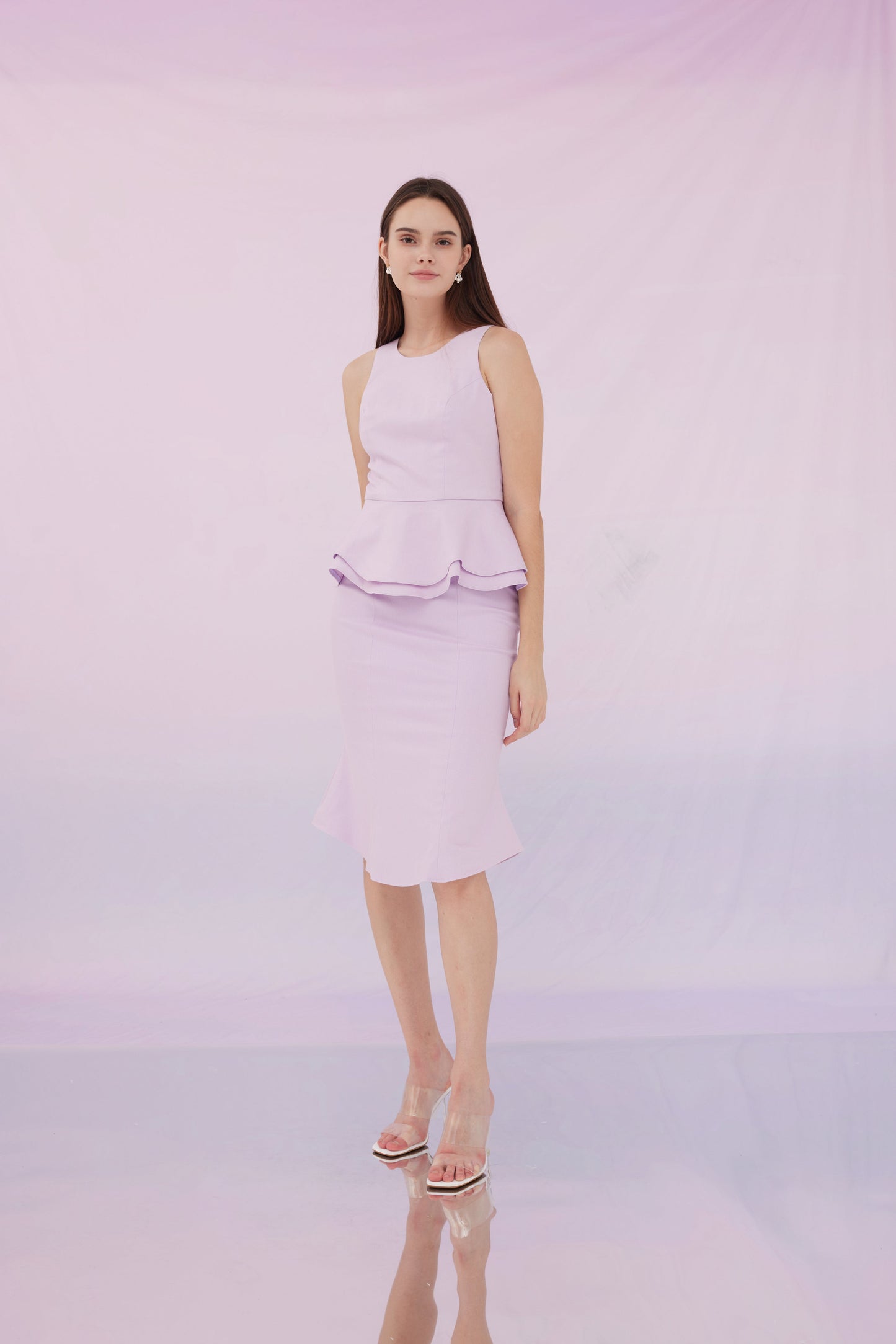 Frederika Purple Denim Skirt