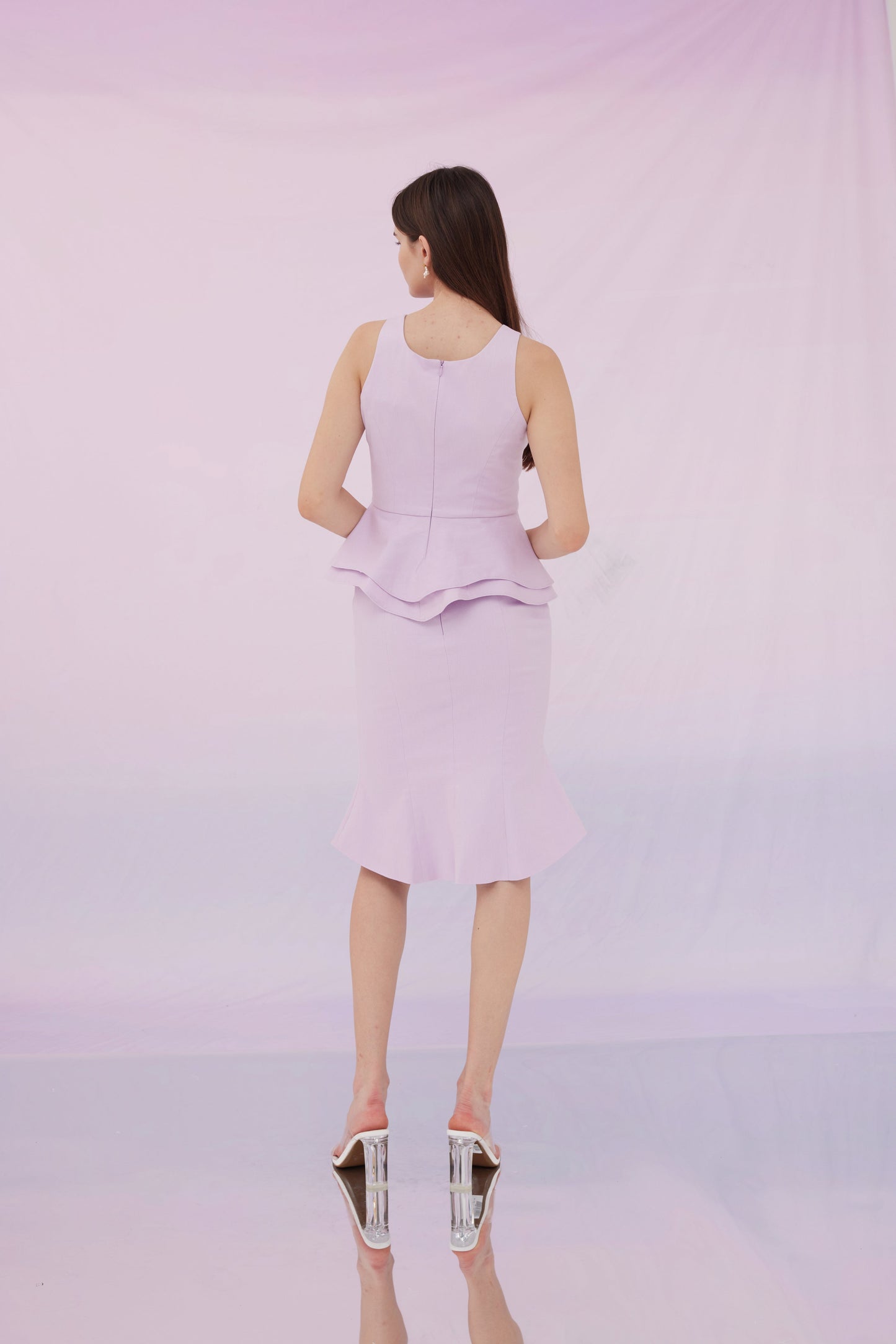 Frederika Purple Denim Skirt