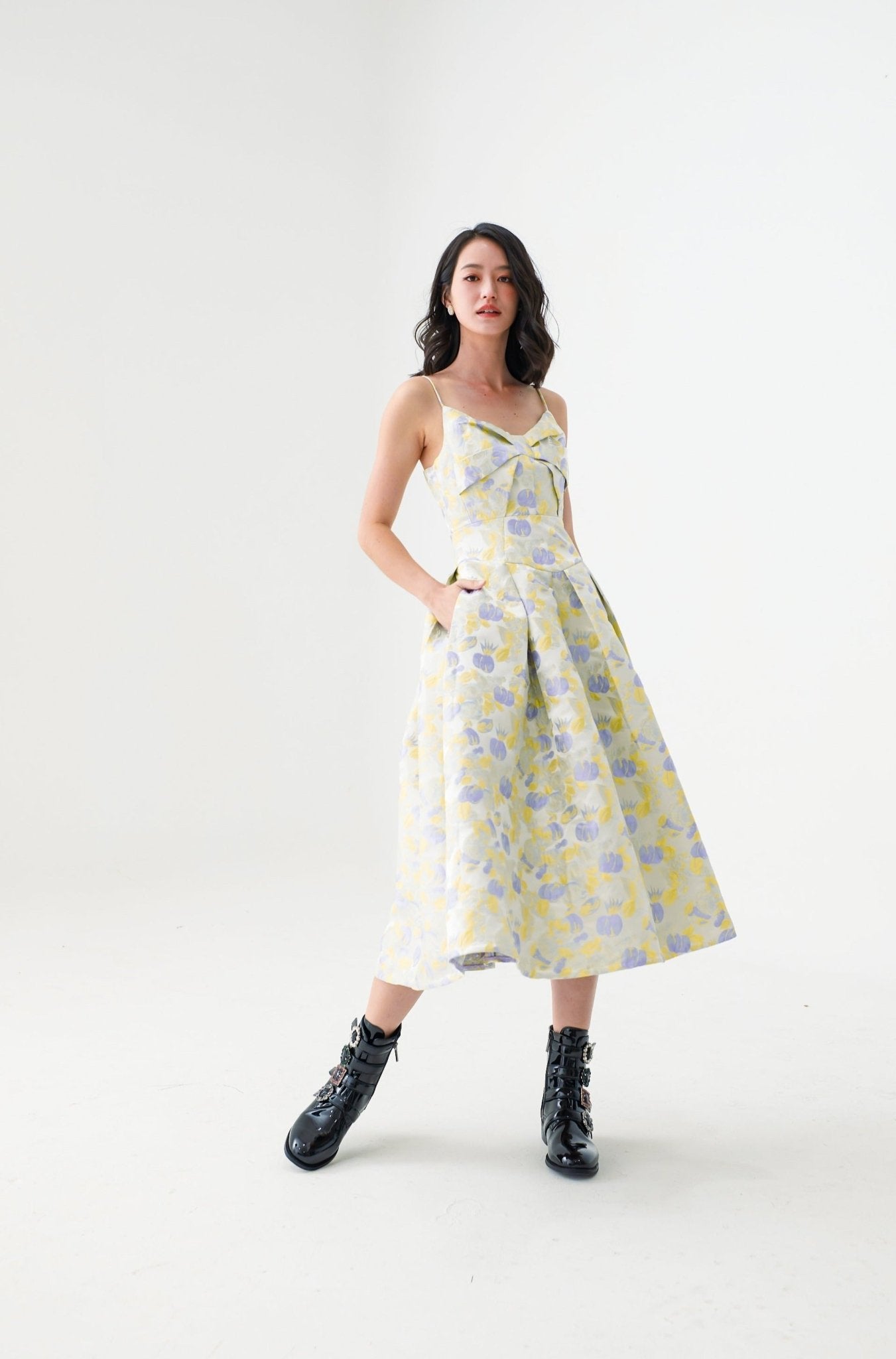 Erika Brocade Dress - Nimisski
