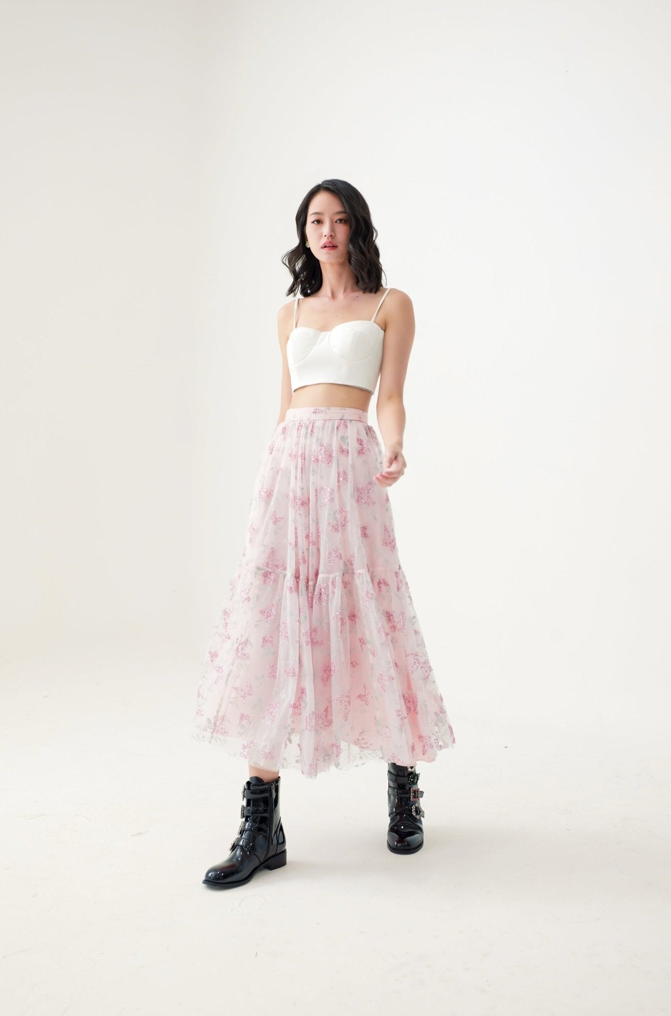 Elyana White Bustier Top - Nimisski