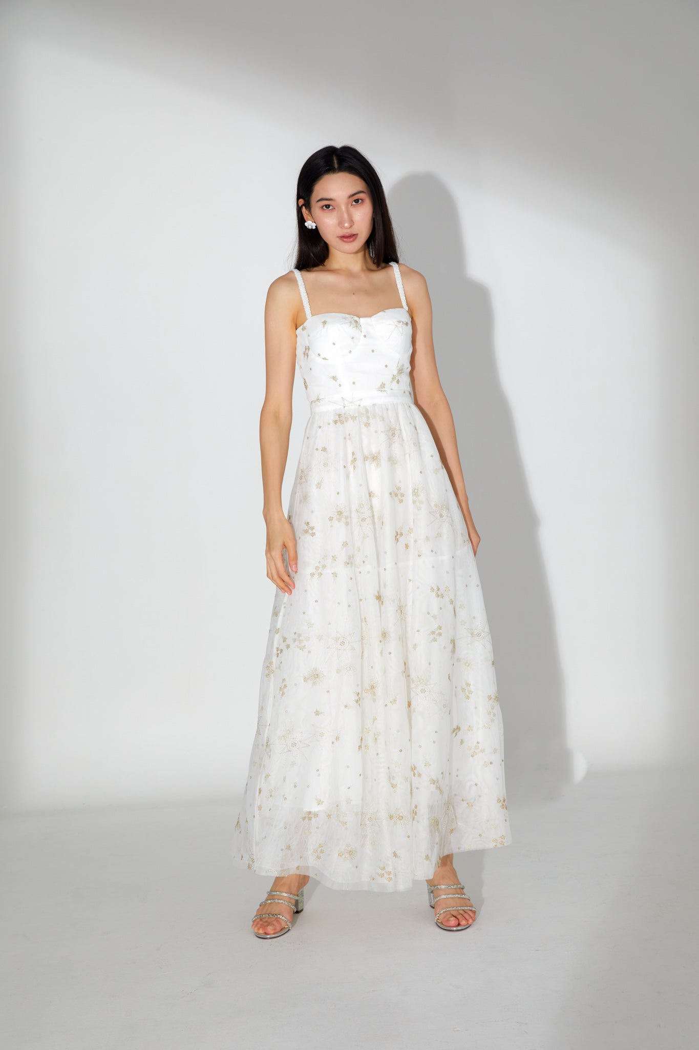 Freya Starry Tulle Maxi Dress