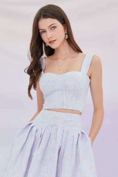 Emely Violet Bustier Top - Nimisski