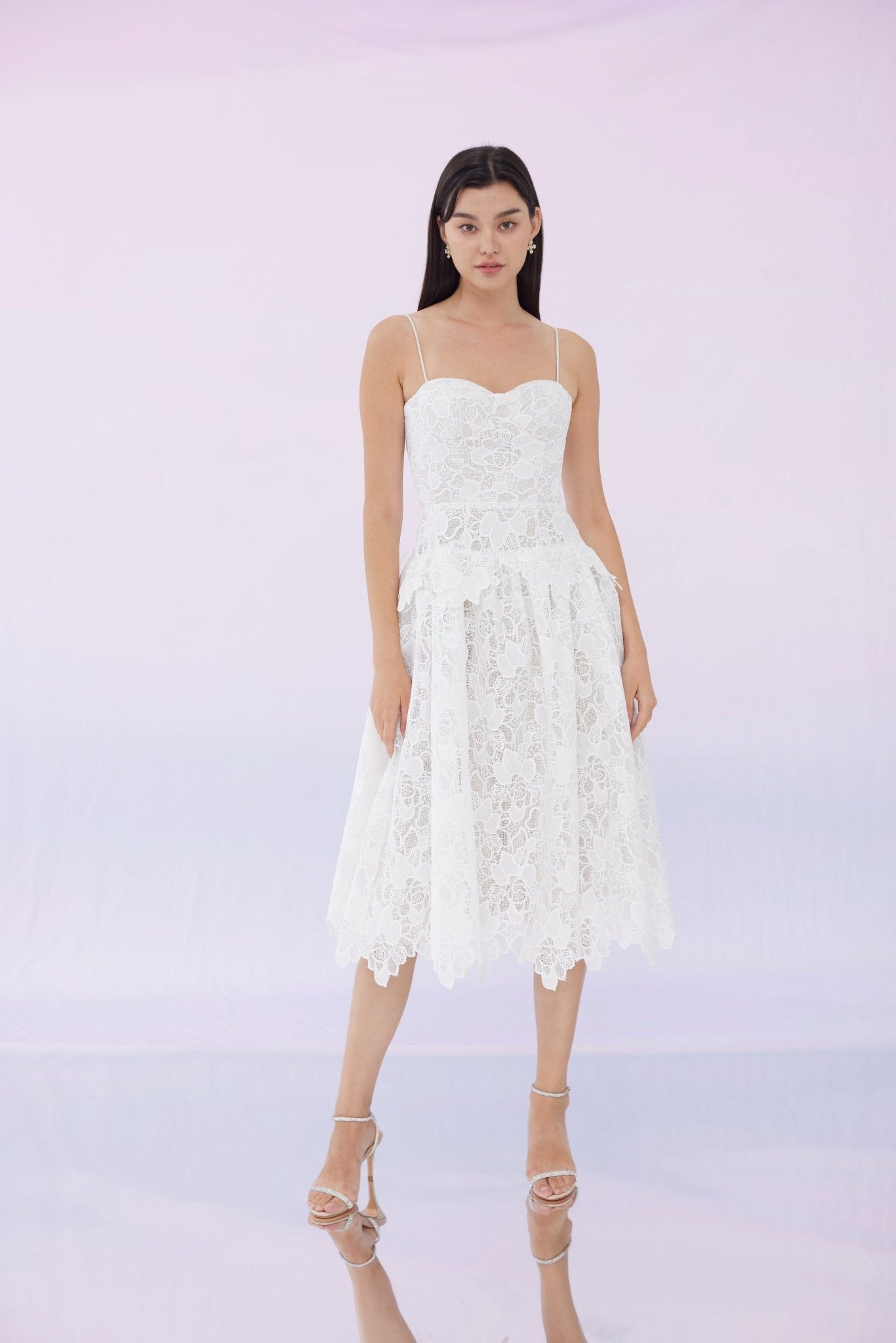 Gabriela White Lace Dress - Nimisski
