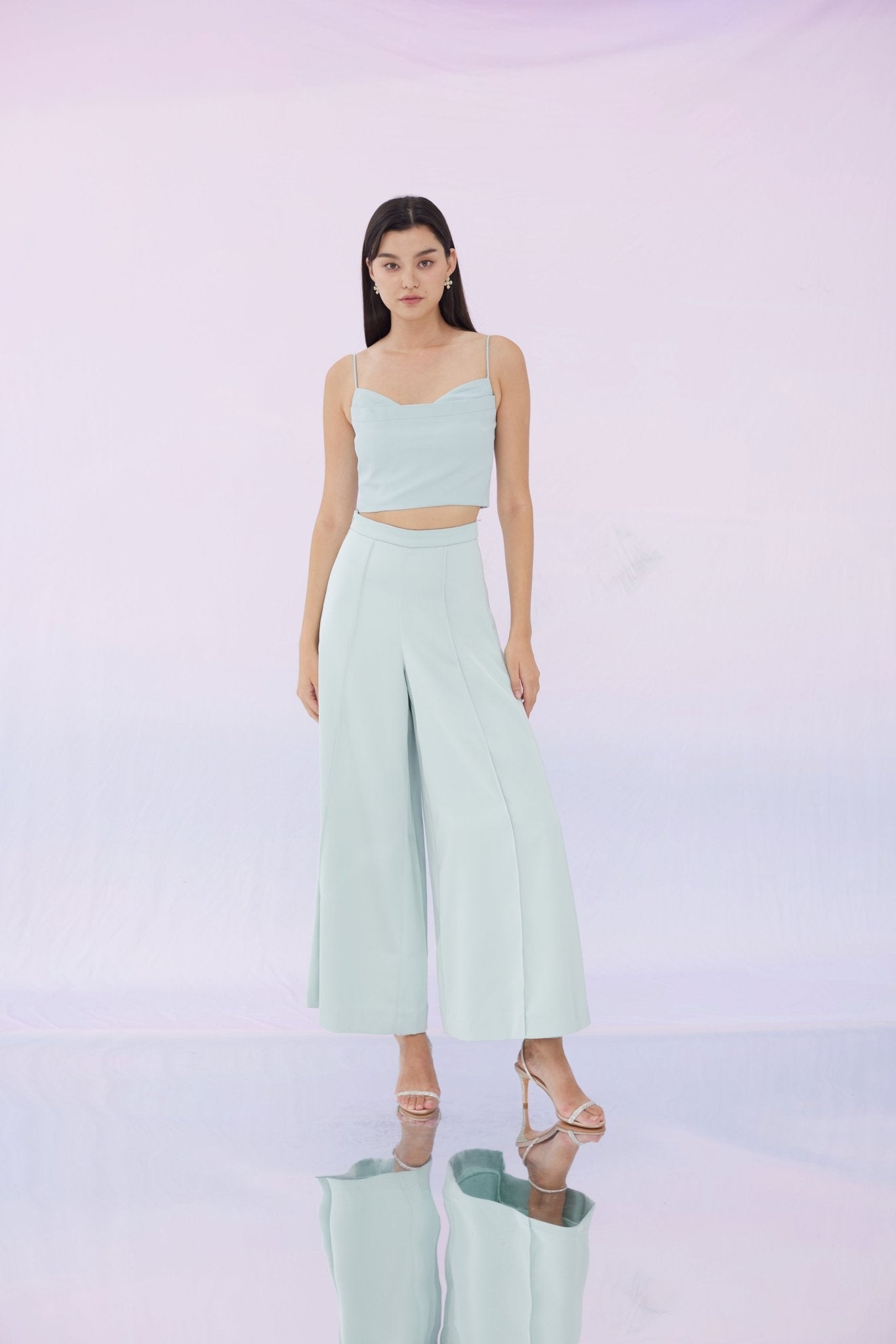 Felise Mint Blue Pants - Nimisski