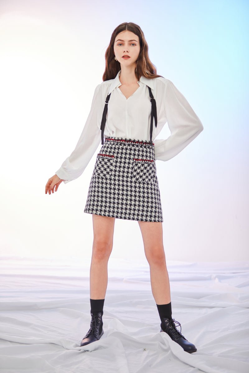 Daelyn Long Sleeves Blouse White - Nimisski