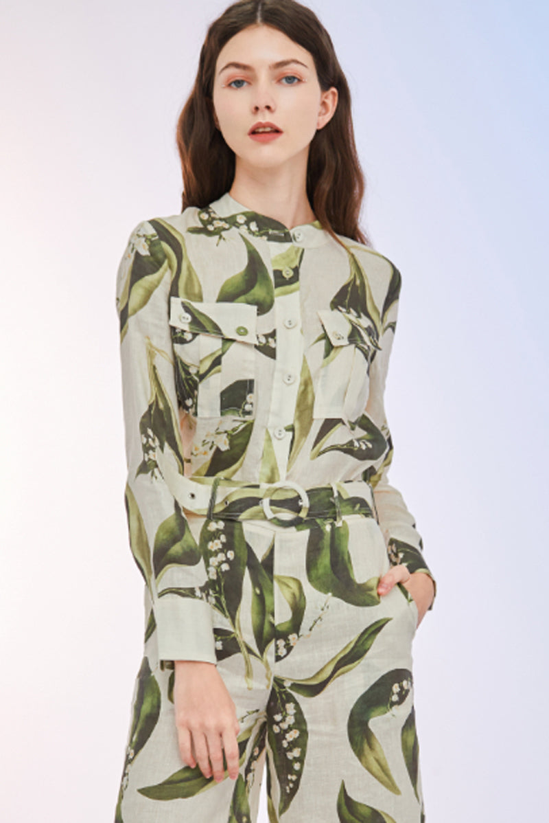 Danni Long Sleeves Printed Top