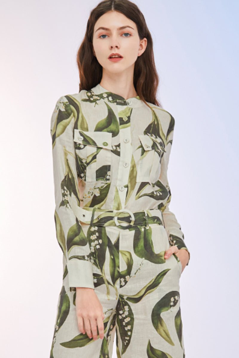 Danni Long Sleeves Printed Top - Nimisski