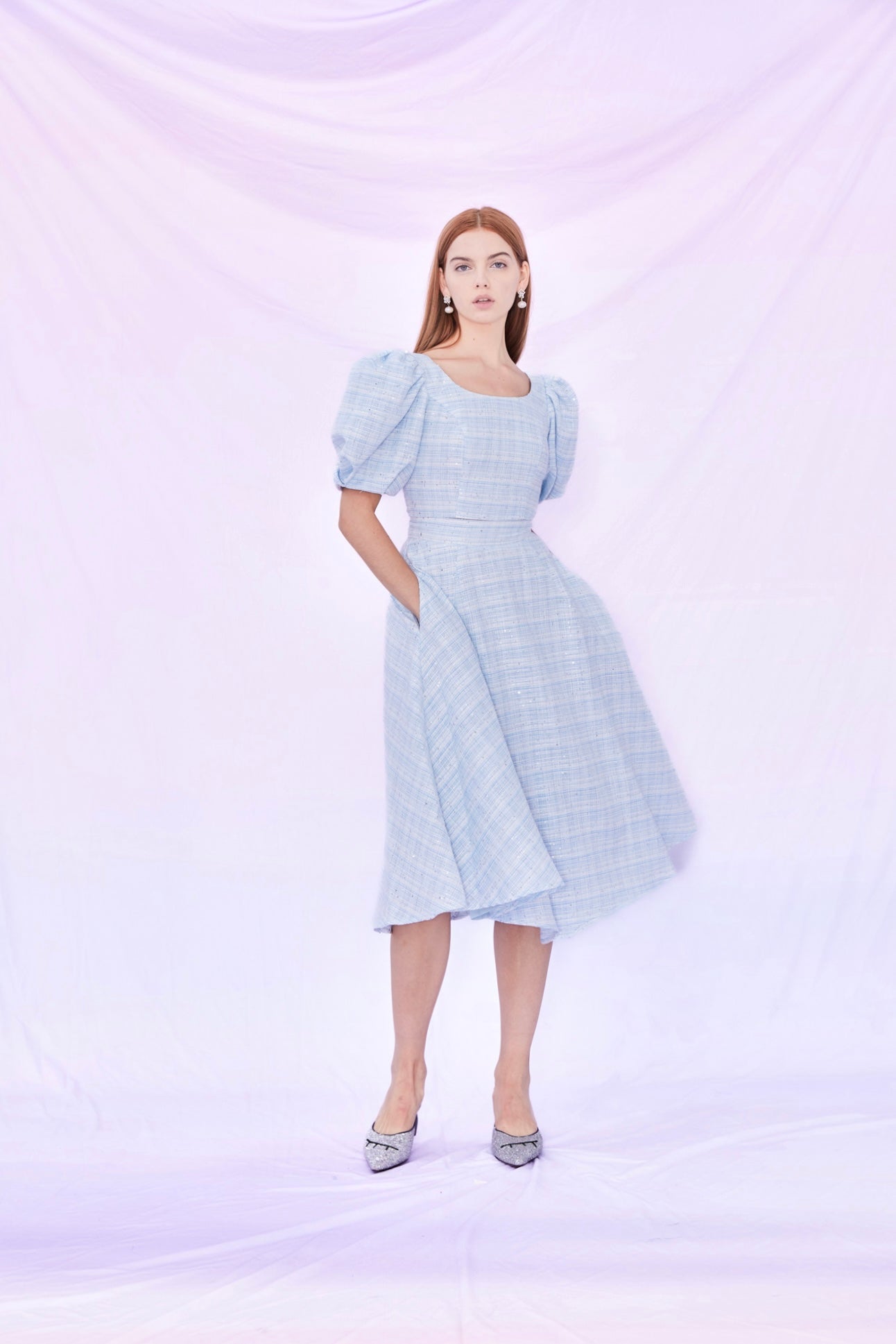 Frannie Sequin Top and Skirt Set