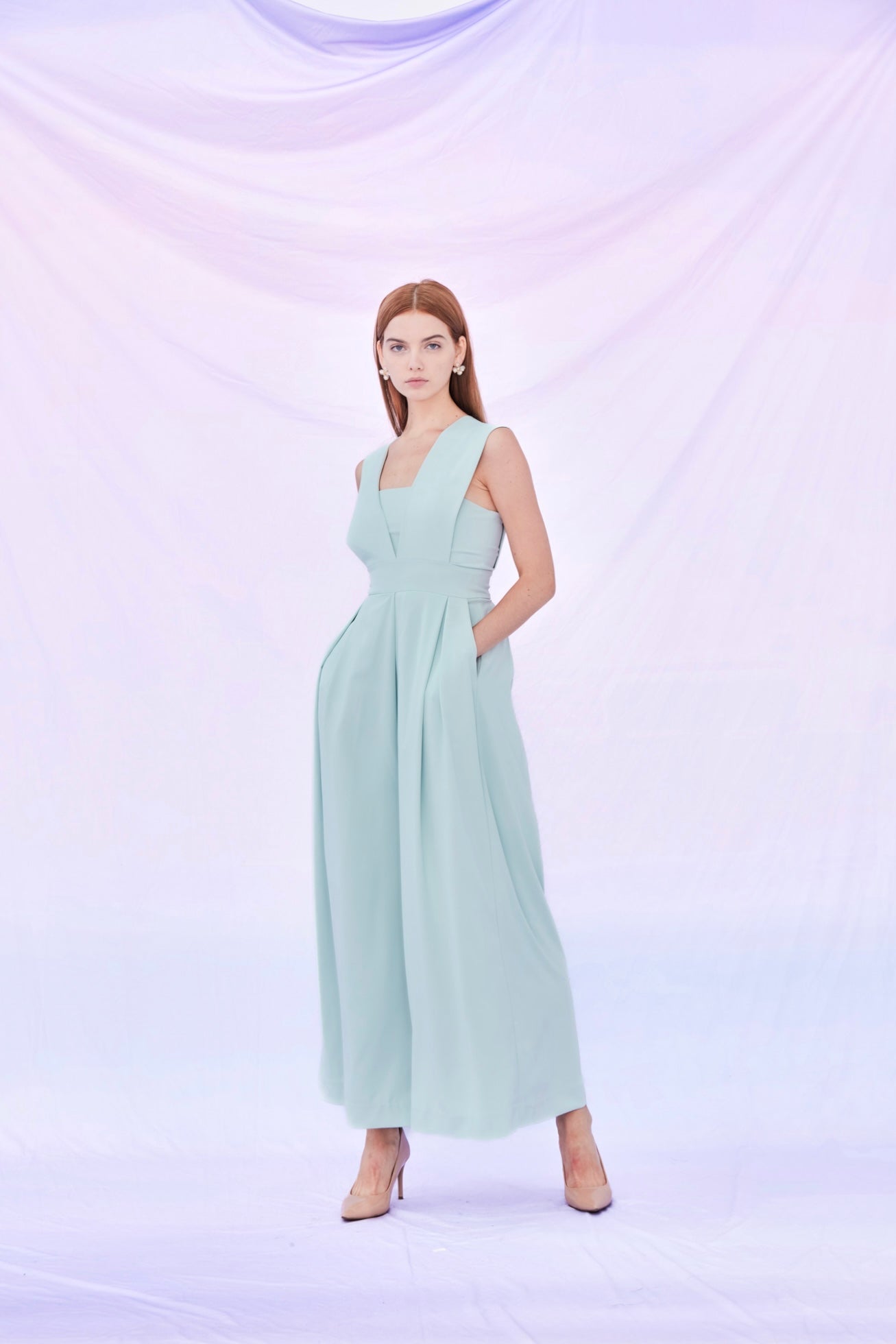 Ines V-neck Jumpsuit