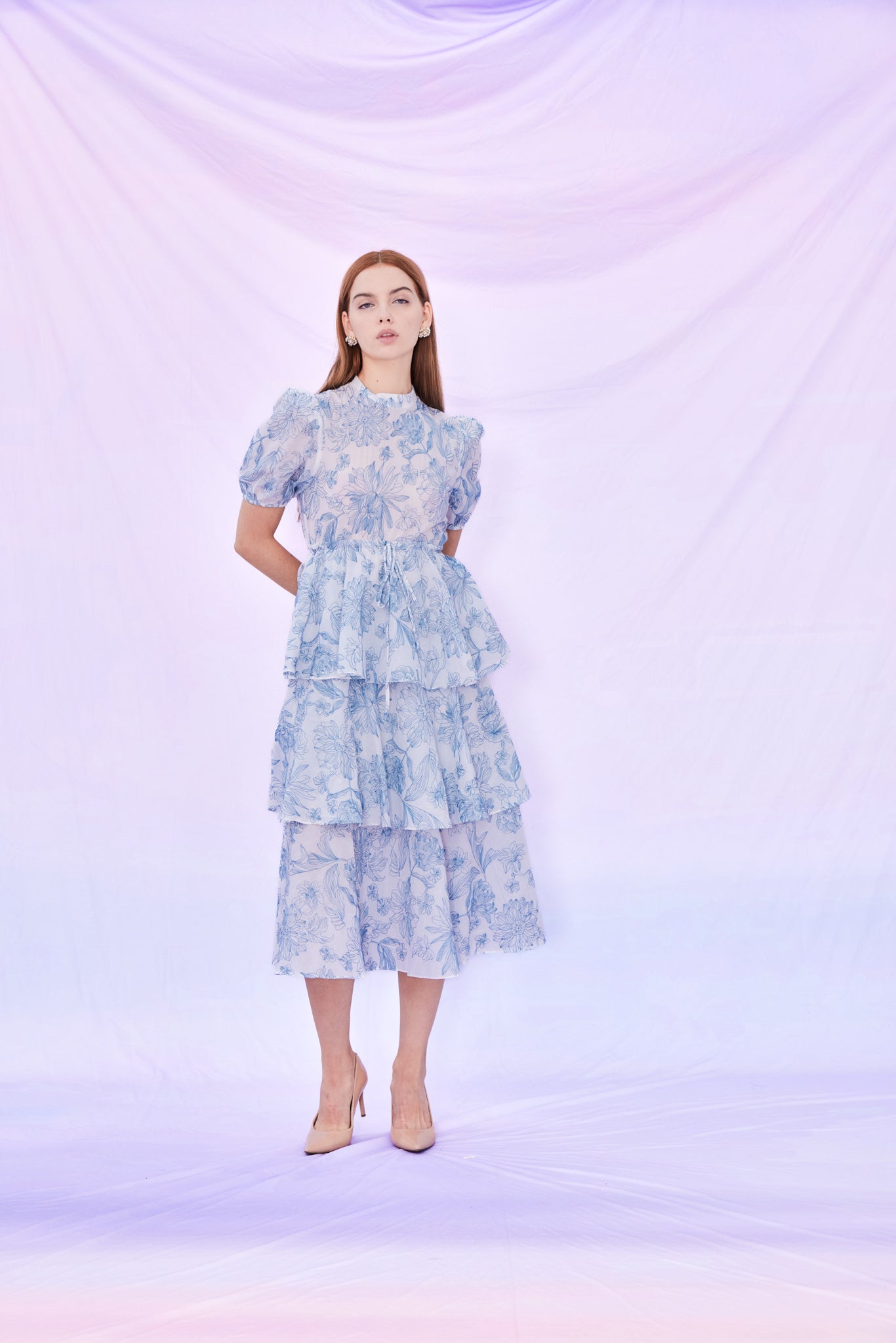 Frances Tier Long Dress