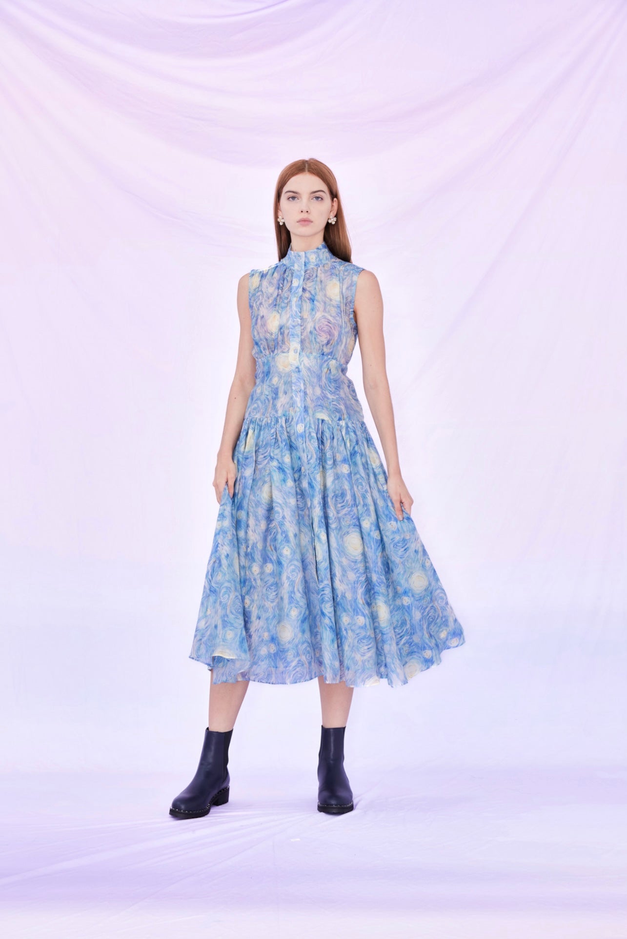 Felecia Blue Long Dress