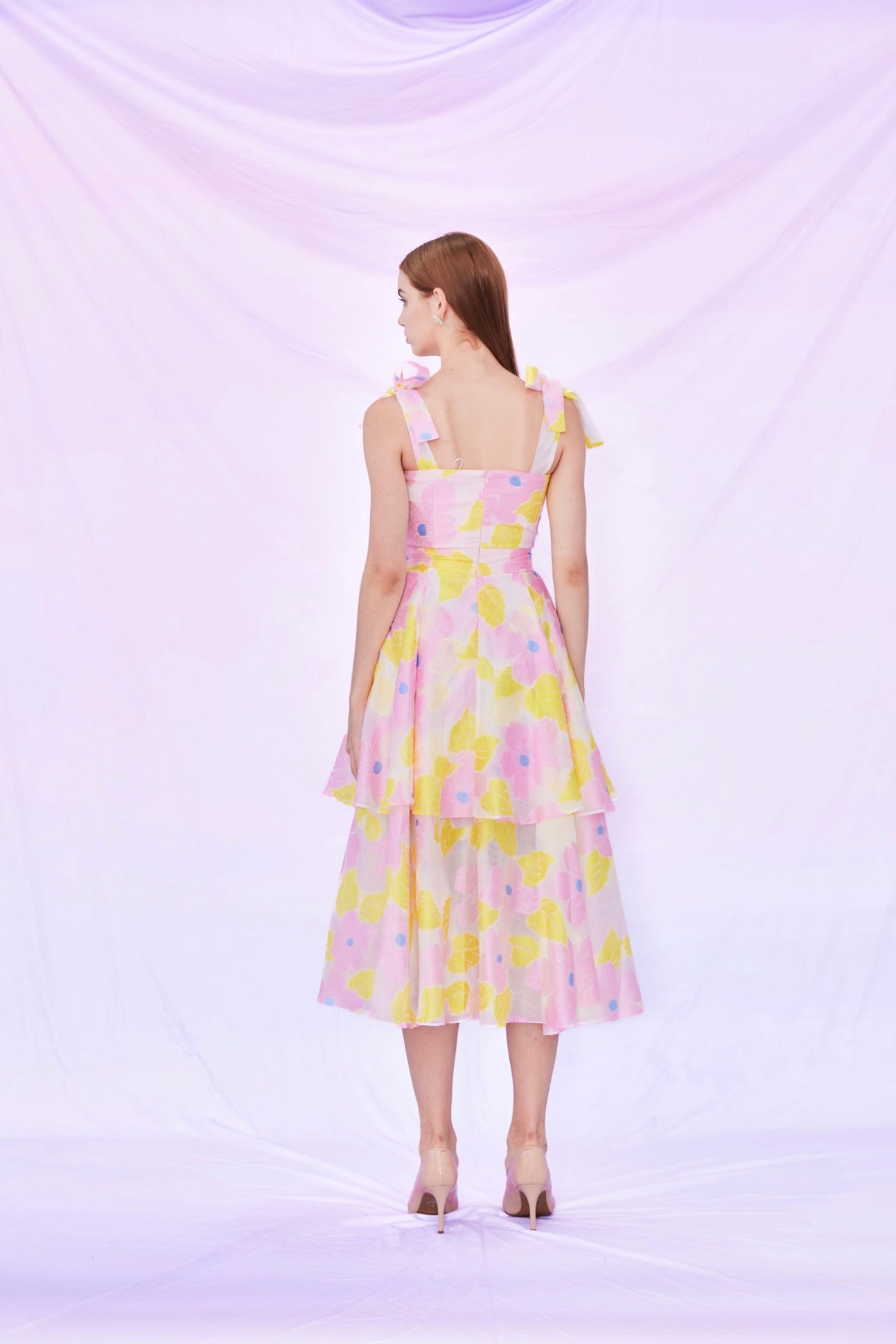 hot pink and yellow bridesmaid dresses Pink Bridesmaid Dresses